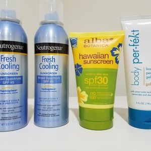 Sunblock & Body Bronzer Bundle Set
